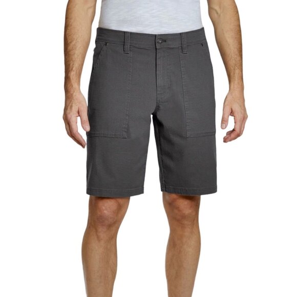 Weatherproof NWT Men's Size 40 Forged Iron Gray Utility Shorts Stretch Waistband - Picture 1 of 6